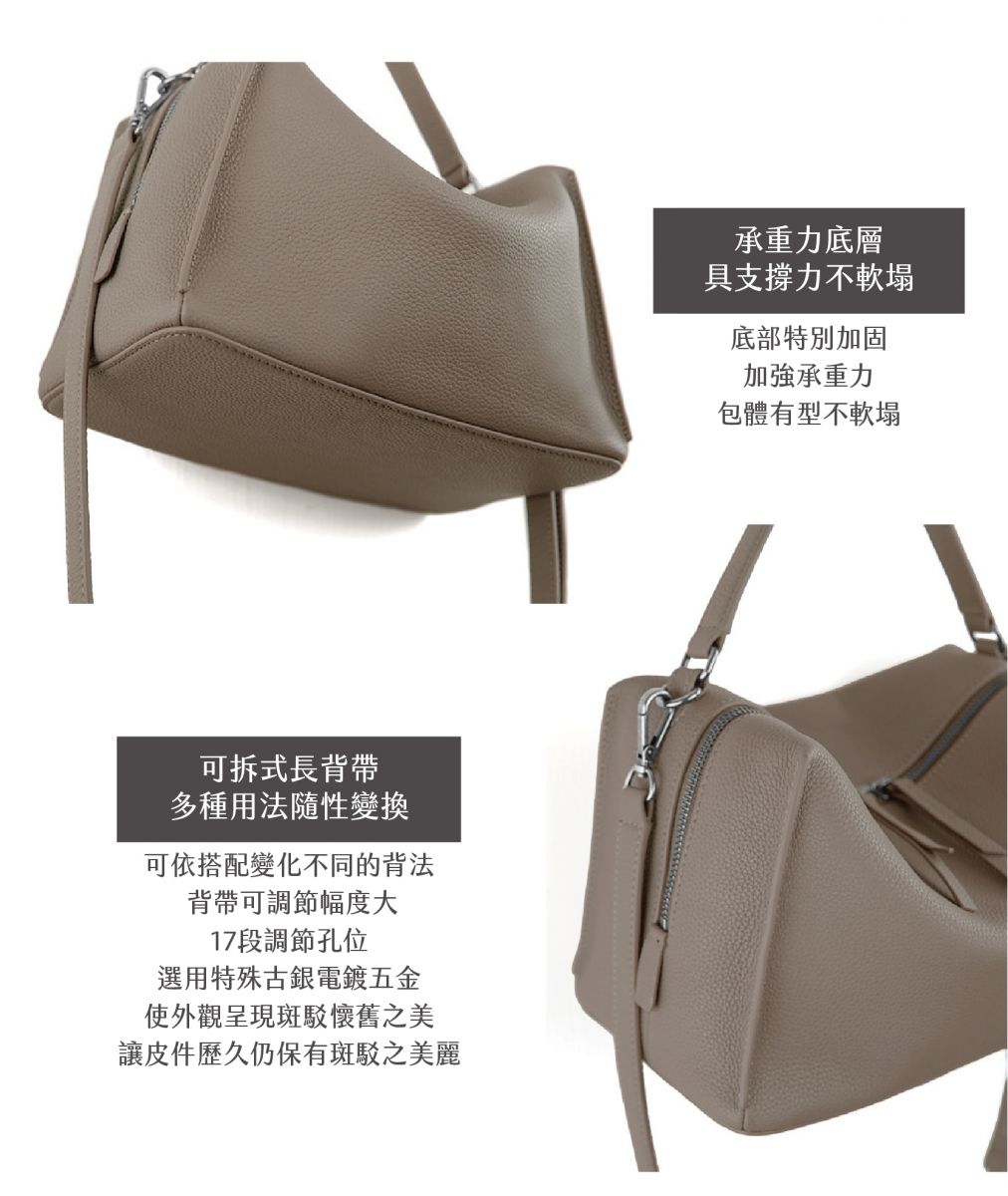 DTB_Valley Cube M Shoulder Bag中型方型軟包_Amphora 陶土棕