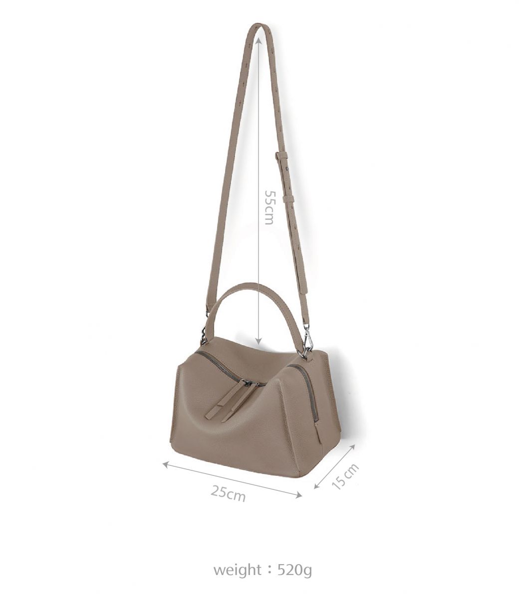 DTB_Valley Cube M Shoulder Bag中型方型軟包_Amphora 陶土棕