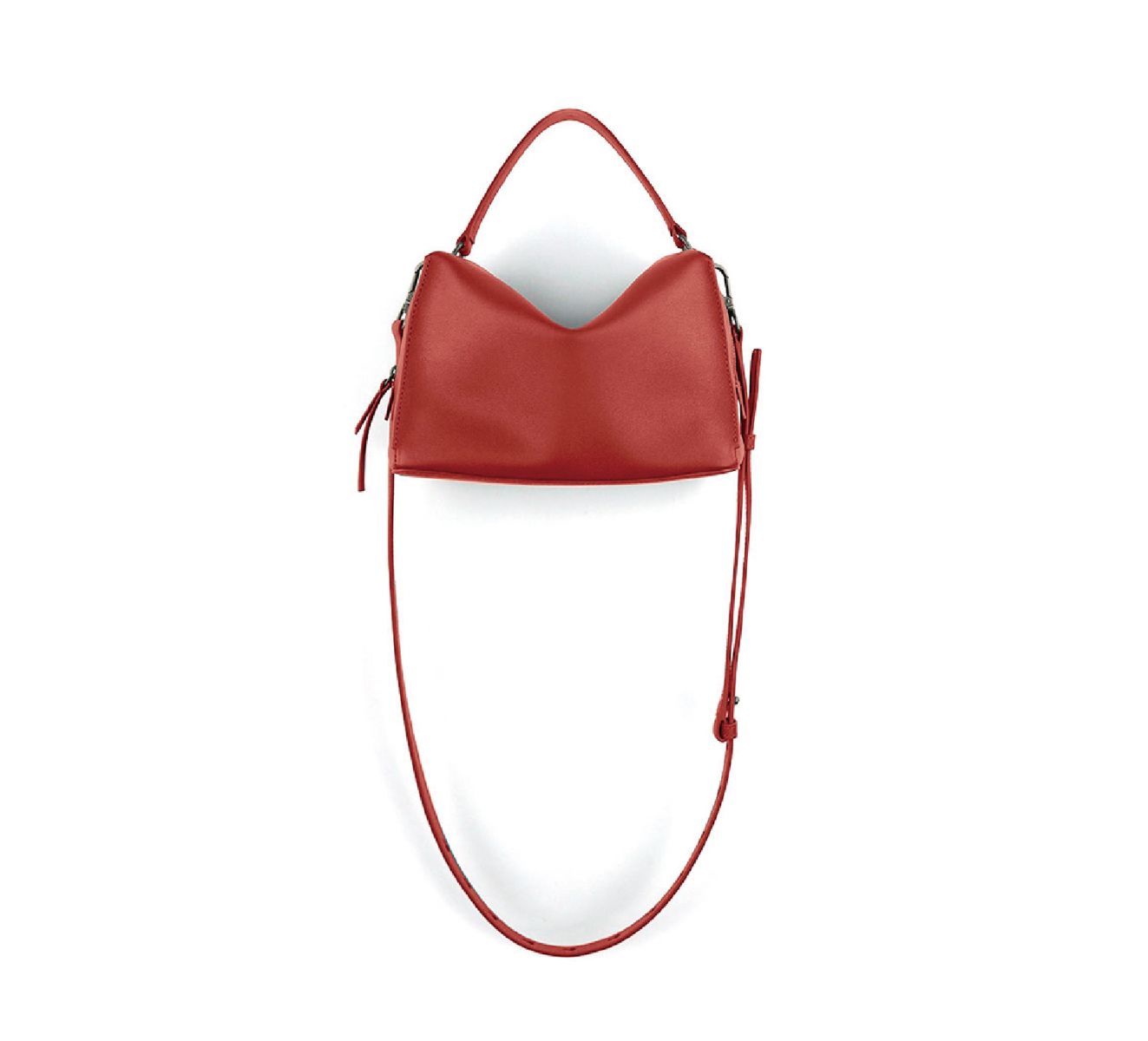 DTB_Mini Vally Cube Shoulder Bag 迷你方型軟包_Sunset Peel 暮柚紅