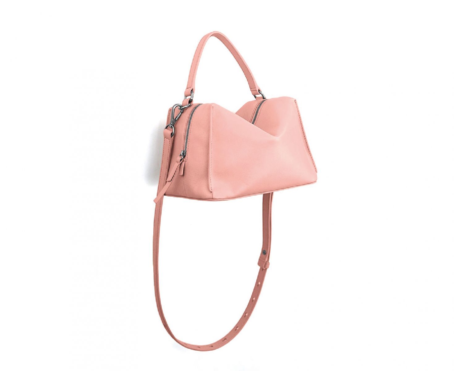 DTB_Mini Valley Cube Shoulder Bag 迷你方型軟包_Blush Haze 霞粉色