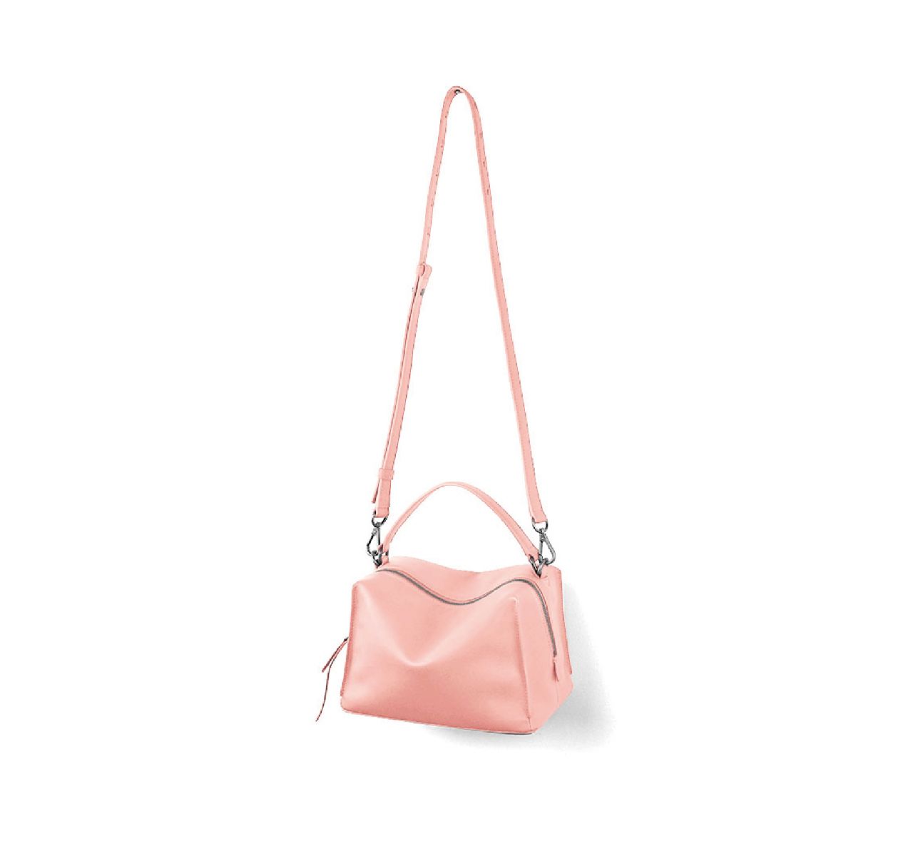 DTB_Mini Valley Cube Shoulder Bag 迷你方型軟包_Blush Haze 霞粉色