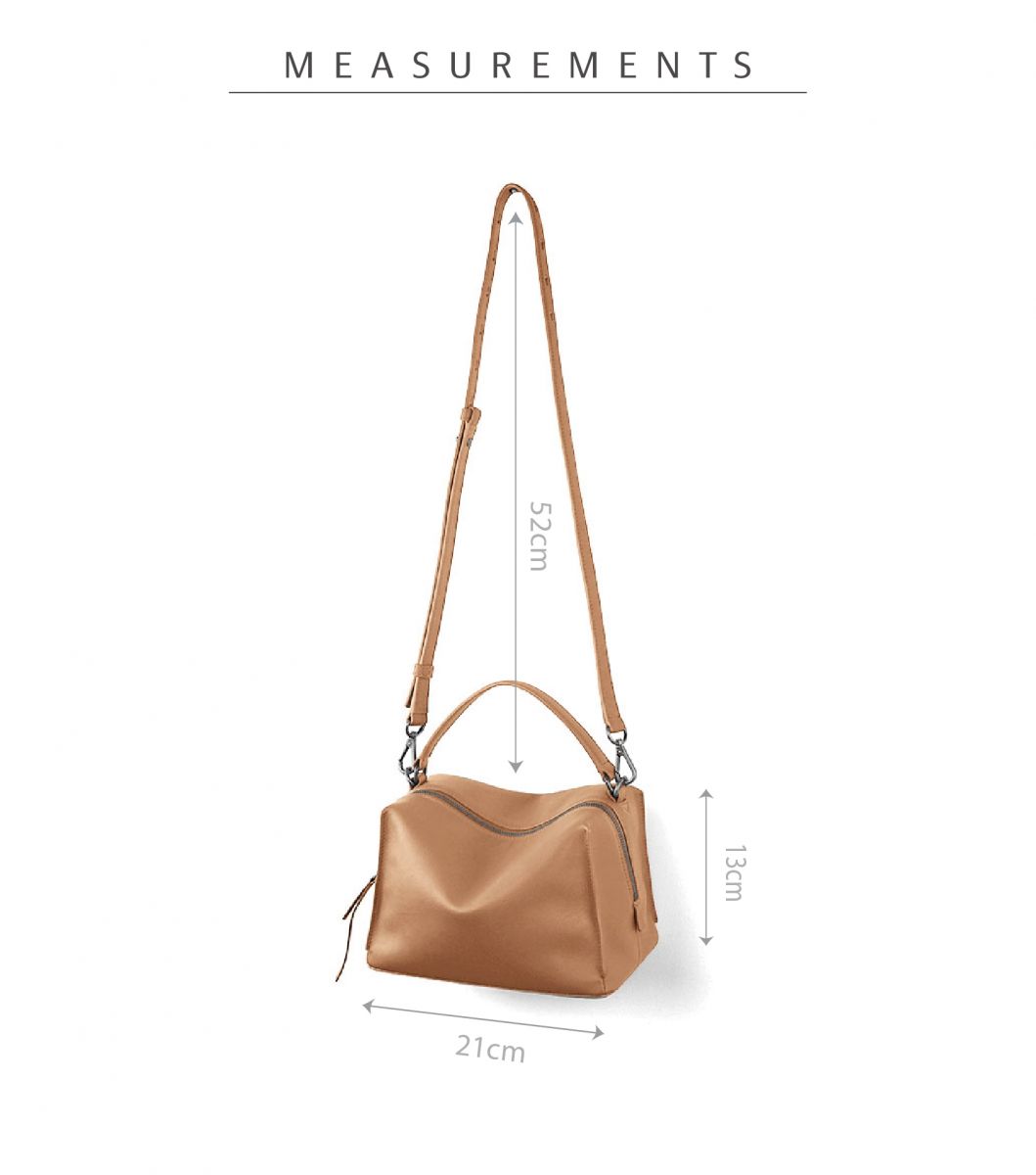 DTB_Mini Valley Cube Shoulder Bag 迷你方型軟包_Wheat Glow 麥光色