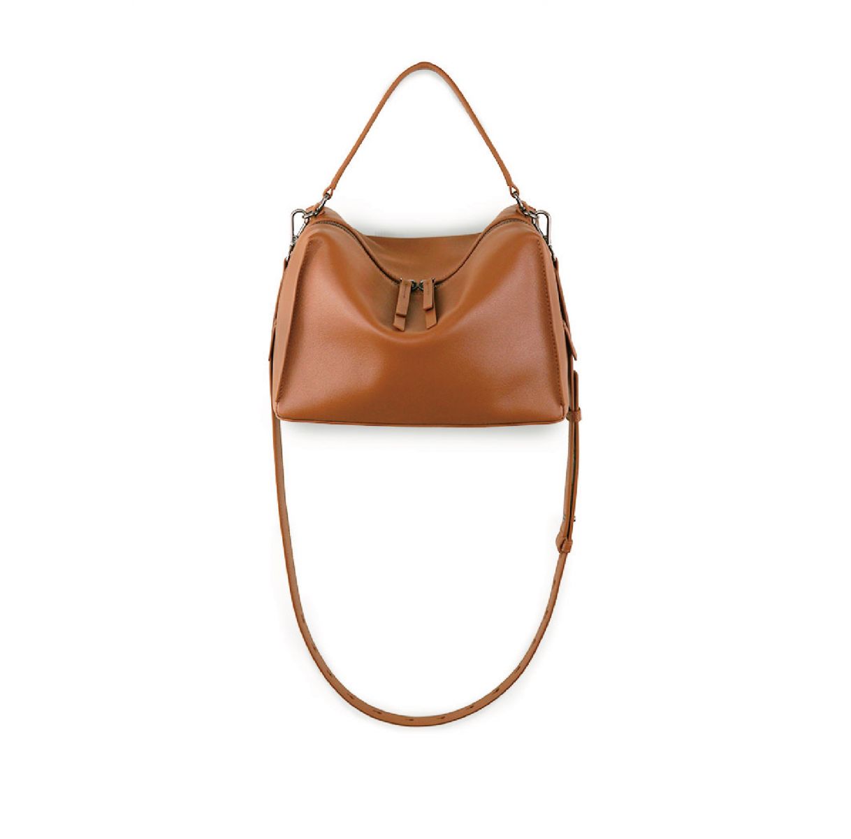 DTB_Valley Cube M Shoulder Bag 中型方型軟包_Caramel 焦糖棕