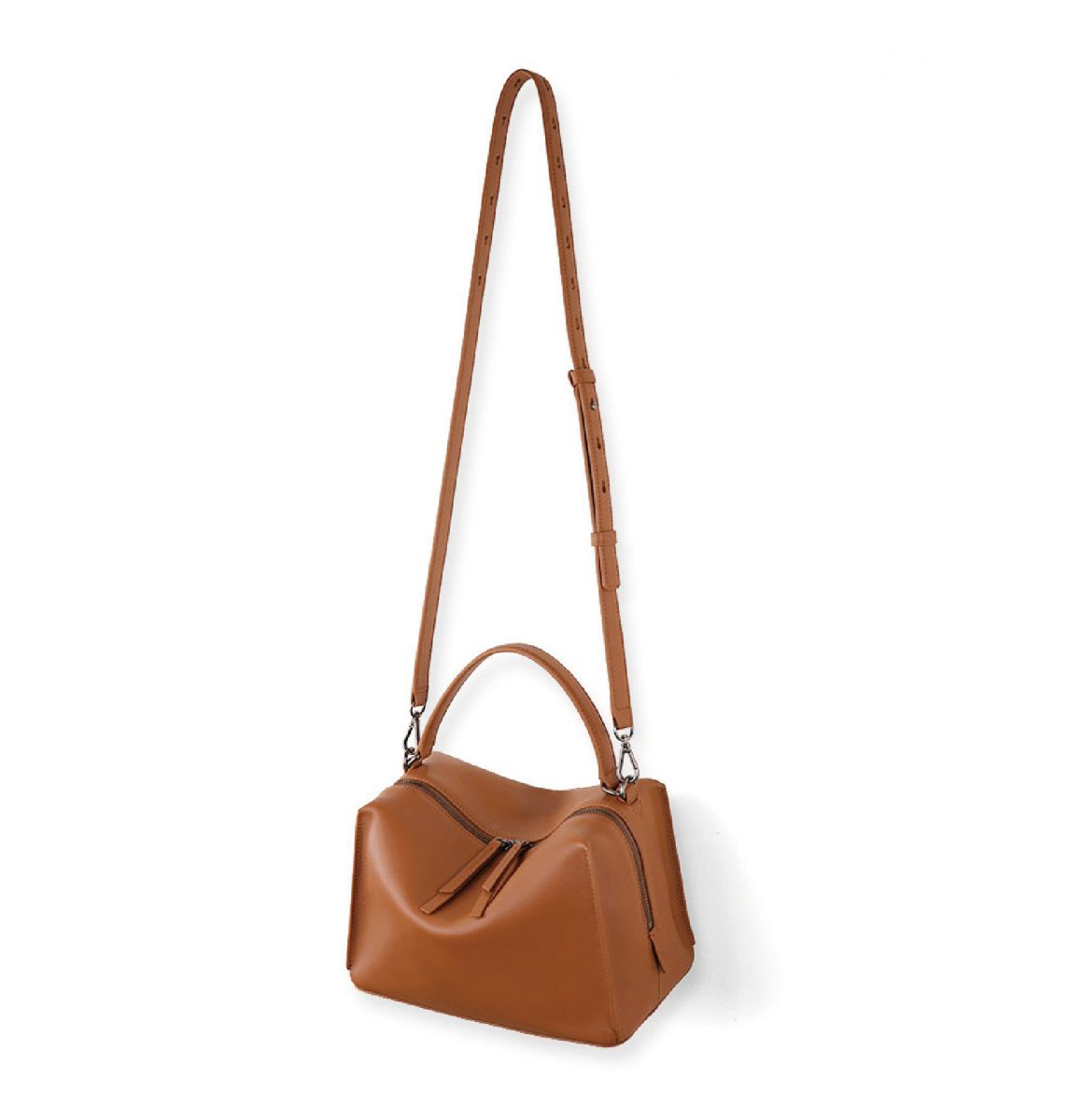 DTB_Valley Cube M Shoulder Bag 中型方型軟包_Caramel 焦糖棕