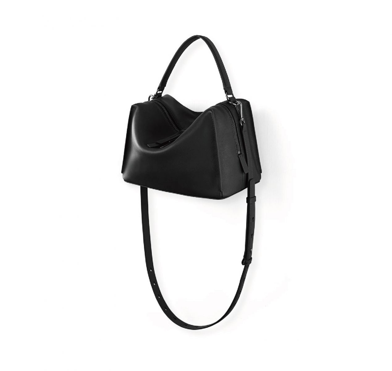 DTB_Valley Cube M Shoulder Bag 中型方型軟包_Black 黑色