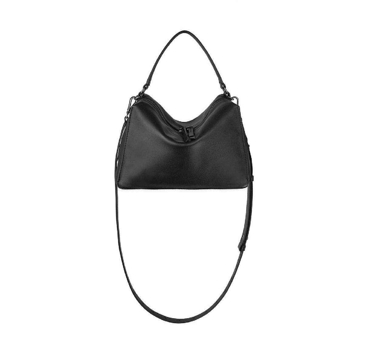 DTB_Valley Cube M Shoulder Bag 中型方型軟包_Black 黑色