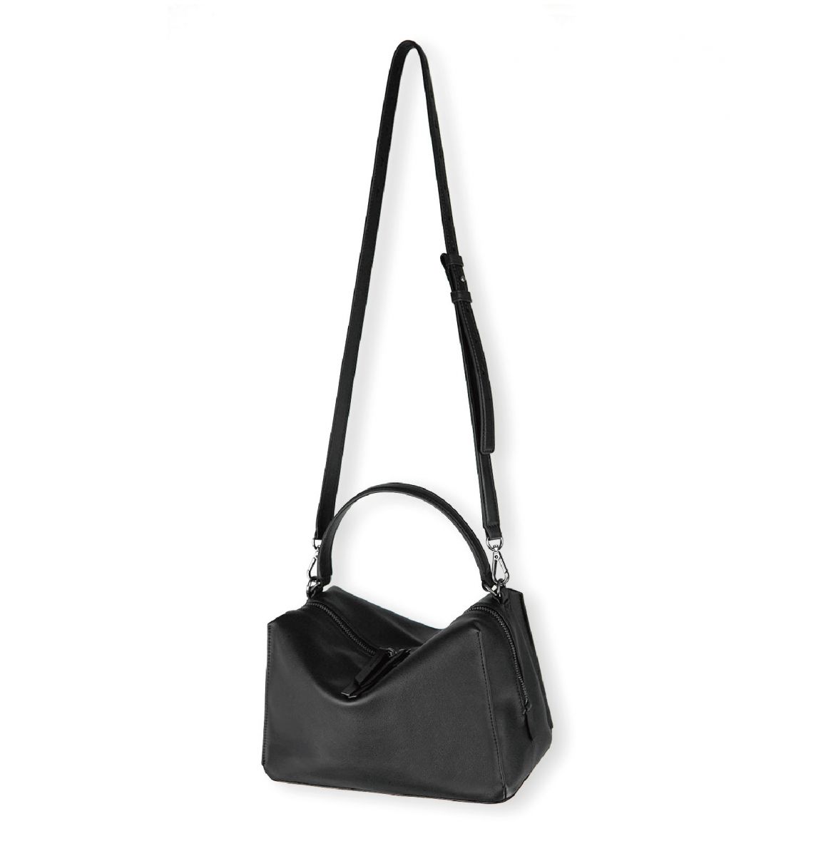 DTB_Valley Cube M Shoulder Bag 中型方型軟包_Black 黑色